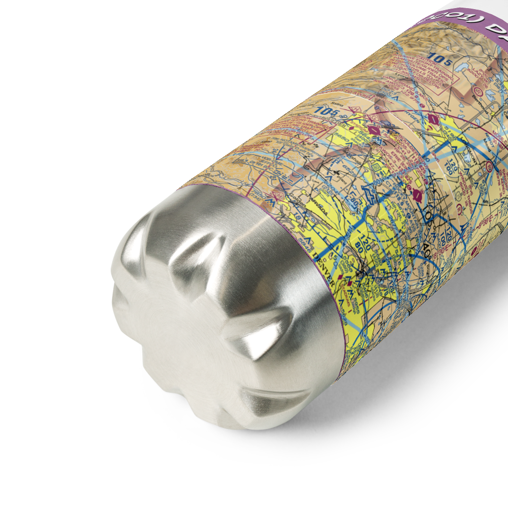 Dave's Airport (0CO1) VFR Sectional Water Bottle 