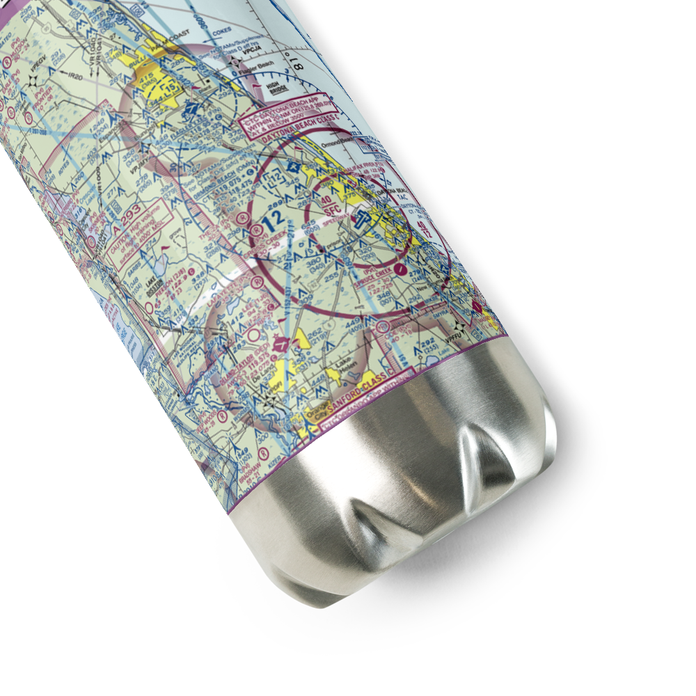 The 2A Ranch Airport (0FD0) VFR Sectional Water Bottle 