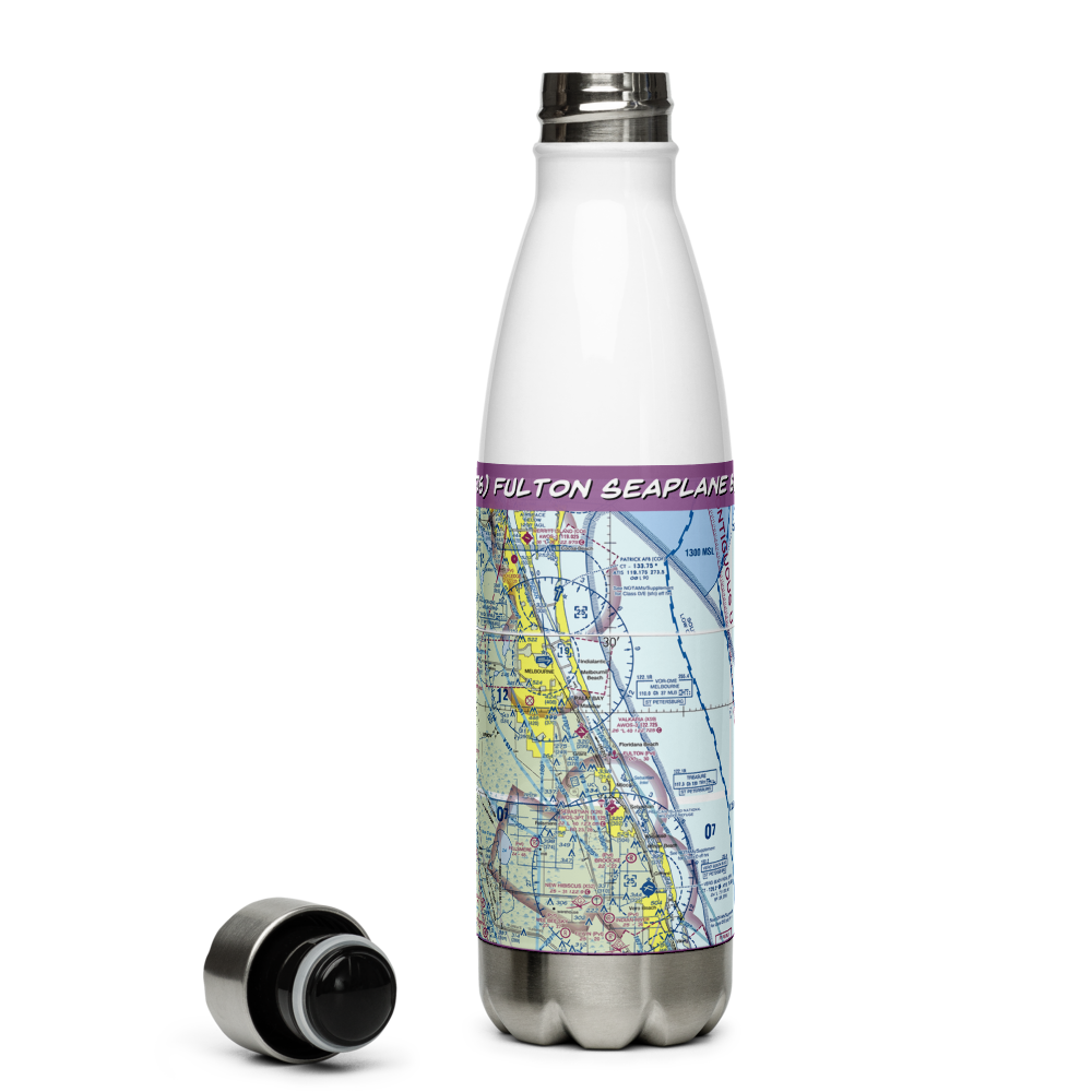 Fulton Seaplane Base (0FD6) VFR Sectional Water Bottle 