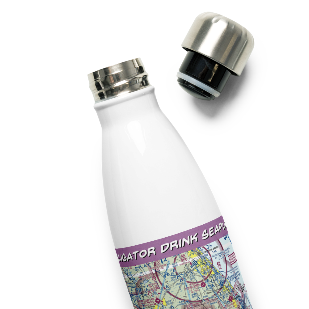 Alligator Drink Seaplane Base (0FL2) VFR Sectional Water Bottle 