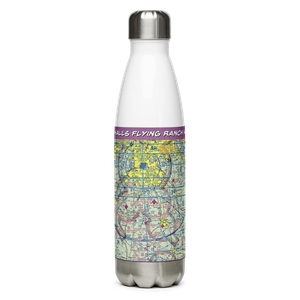 Halls Flying Ranch Airport (0GA0) VFR Sectional Water Bottle