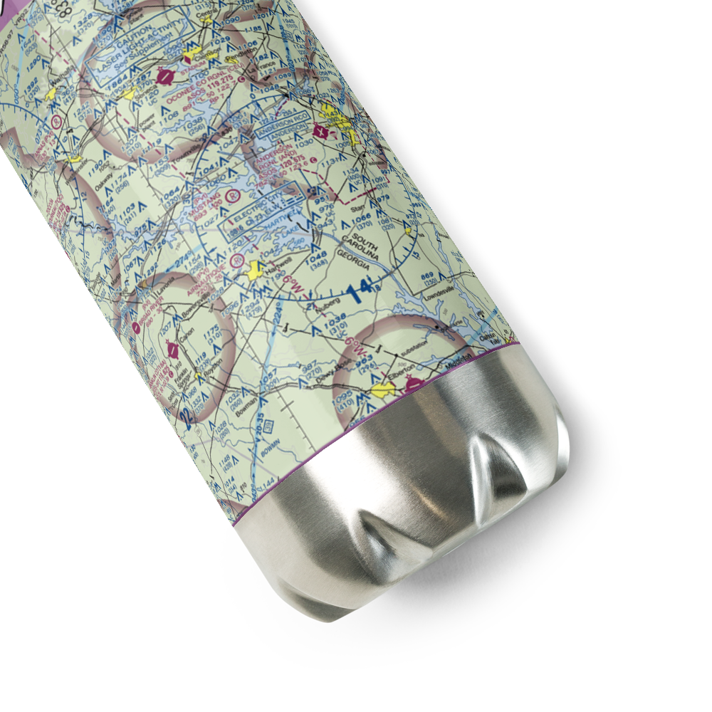 Mustang Field (0GA1) VFR Sectional Water Bottle 
