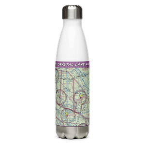 Crystal Lake Airpark (0GE1) VFR Sectional Water Bottle