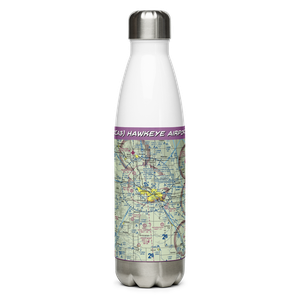 Hawkeye Airport (0IA3) VFR Sectional Water Bottle