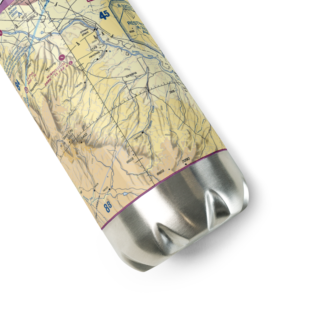Ez Lope Ranch Airport (0ID5) VFR Sectional Water Bottle 