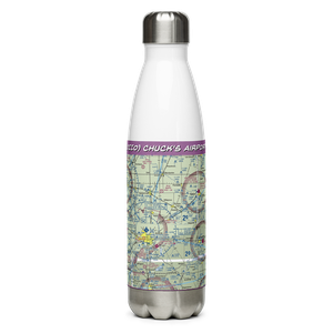 Chuck's Airport (0II0) VFR Sectional Water Bottle
