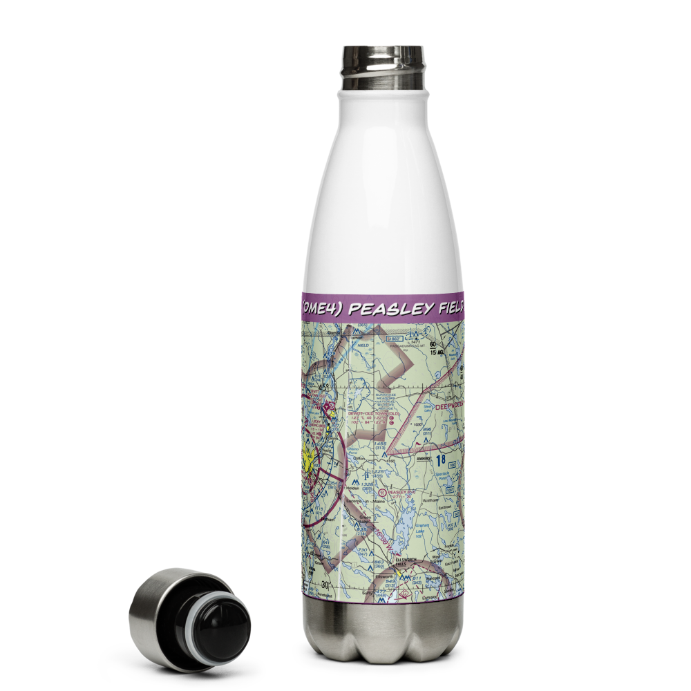 Peasley Field (0ME4) VFR Sectional Water Bottle 