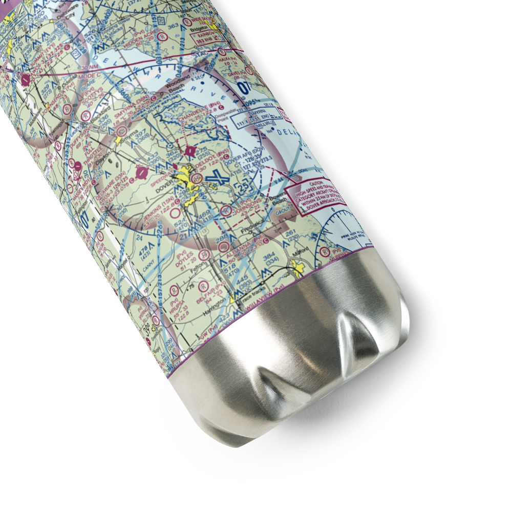 Chandelle Airport (0N4) VFR Sectional Water Bottle 