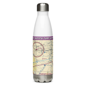 Boyd's Turf Airport (0NA9) VFR Sectional Water Bottle