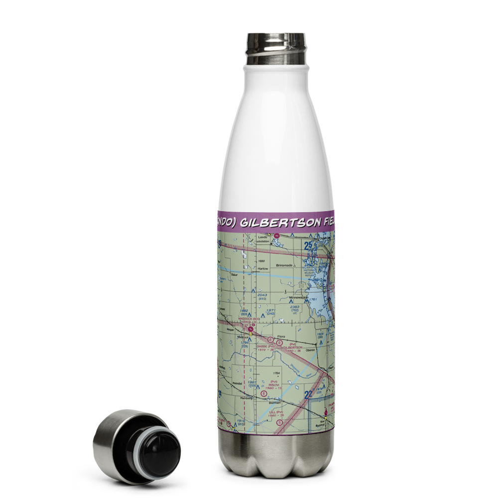 Gilbertson Field (0ND0) VFR Sectional Water Bottle 
