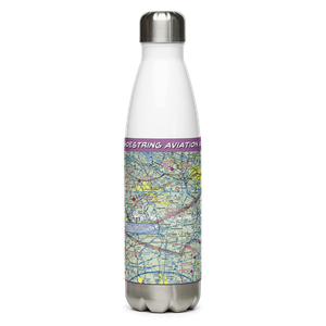 Shoestring Aviation Airfield (0P2) VFR Sectional Water Bottle