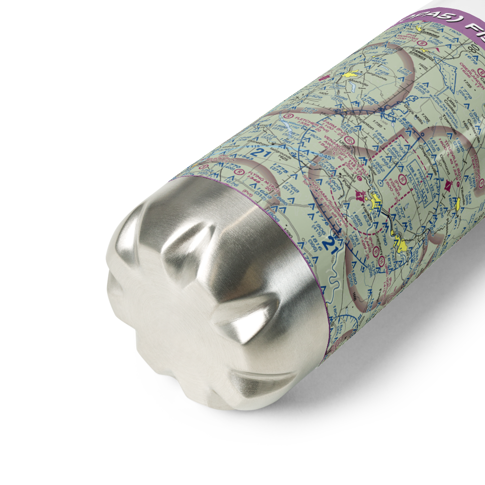 Fisher Airport (0PA5) VFR Sectional Water Bottle 