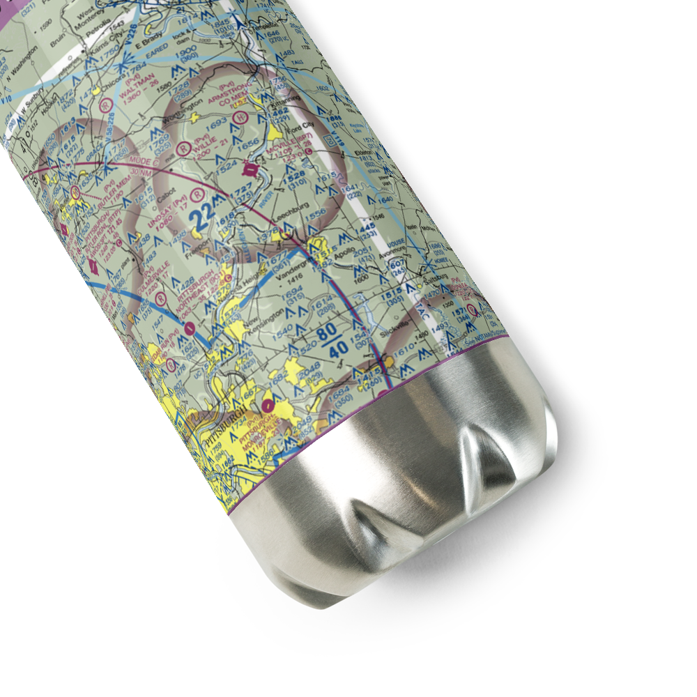 Pete's Water Landing Seaplane Base (0PN1) VFR Sectional Water Bottle 