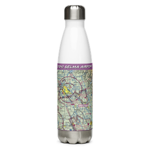 Selma Airport (0Q4) VFR Sectional Water Bottle