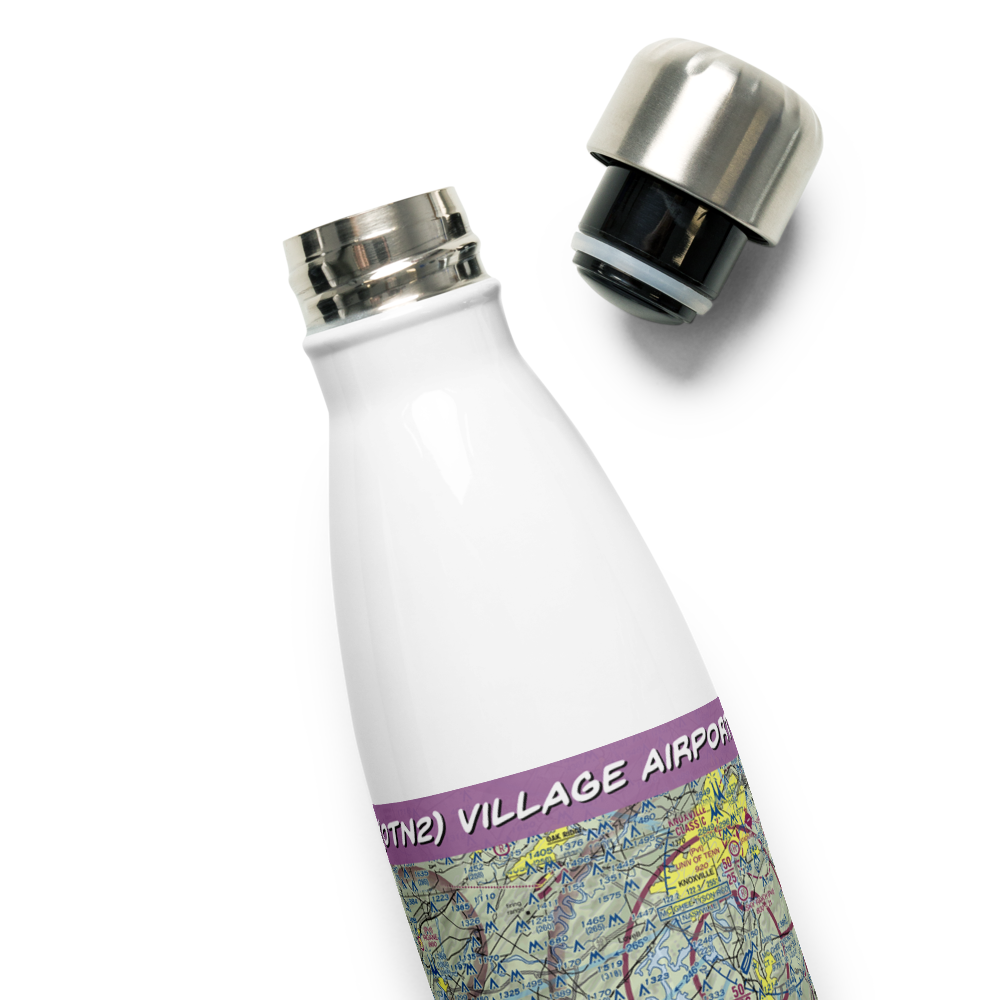 Village Airport (0TN2) VFR Sectional Water Bottle 