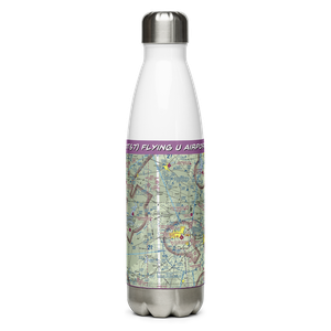 Flying U Airport (0TS7) VFR Sectional Water Bottle