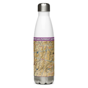 Landmark US Forest Service Airport (0U0) VFR Sectional Water Bottle