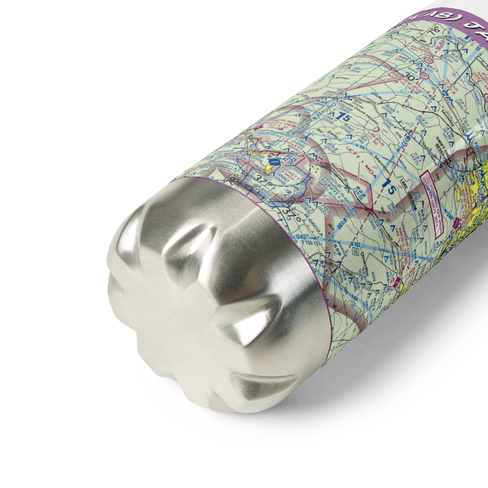 Jayarz Airport (0VA8) VFR Sectional Water Bottle 