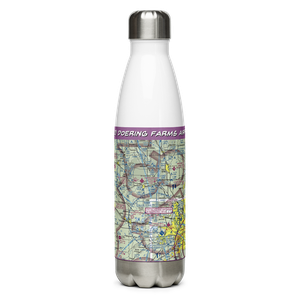 Doering Farms Airfield (0WI2) VFR Sectional Water Bottle