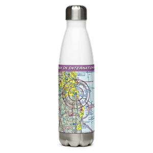 Crash In International Airport (0WI5) VFR Sectional Water Bottle