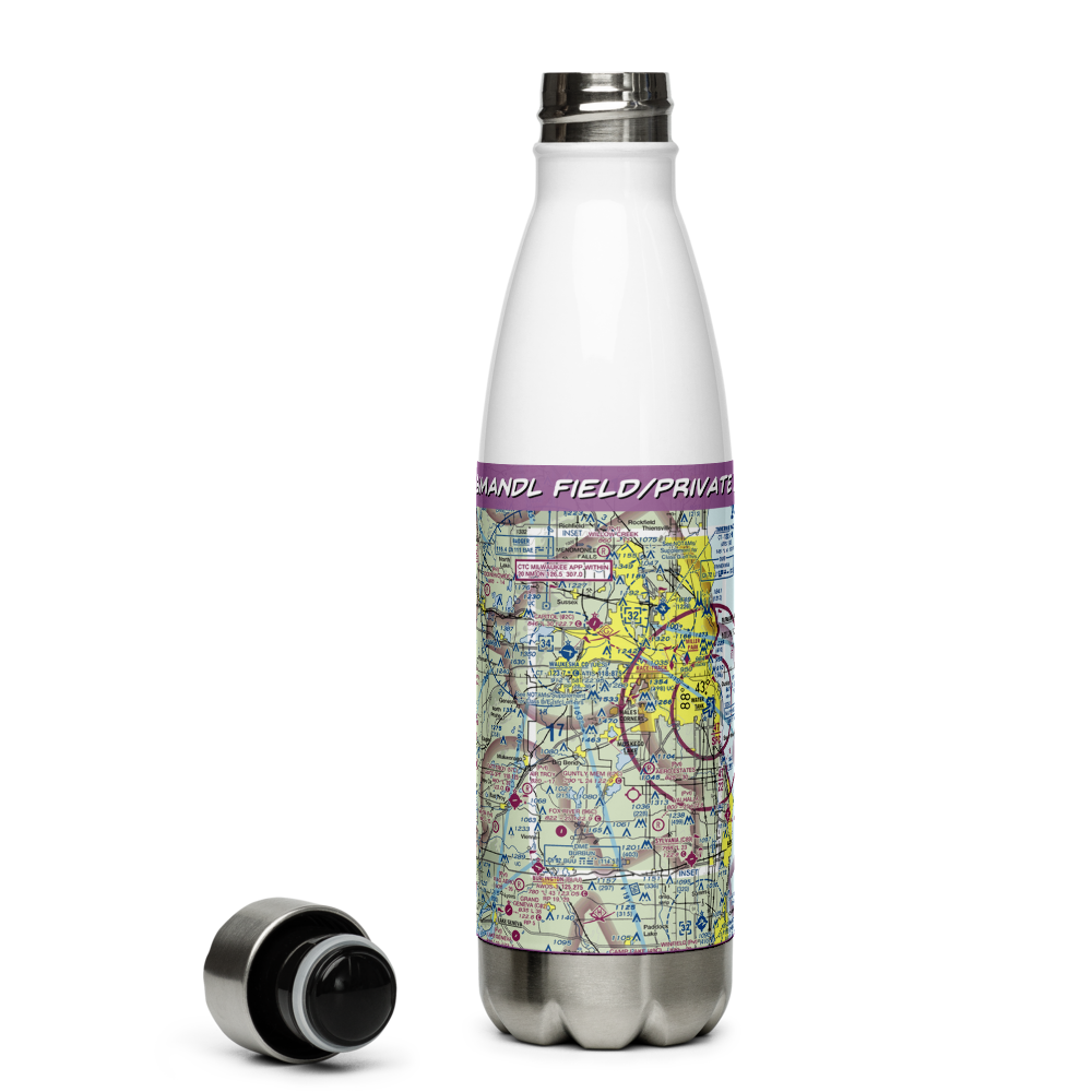 Simandl Field/Private Airport (0WI6) VFR Sectional Water Bottle 