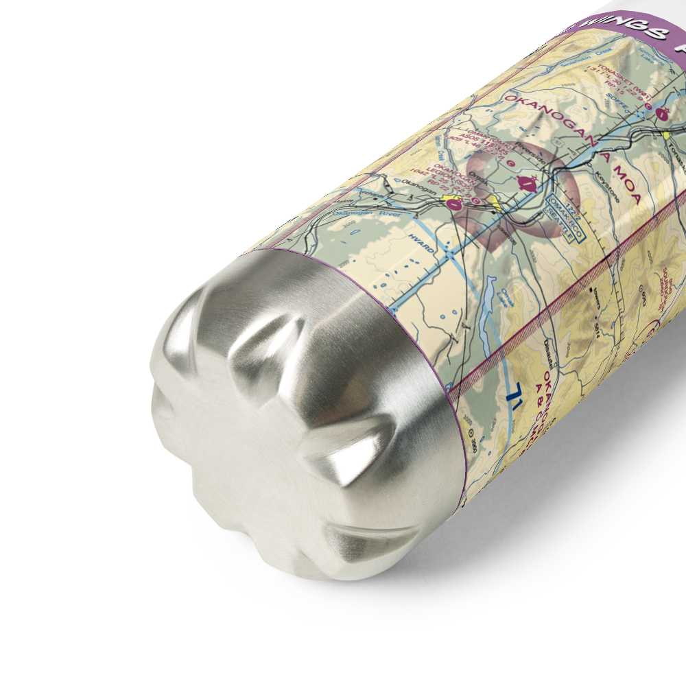 Wings For Christ Airport (0WN9) VFR Sectional Water Bottle 