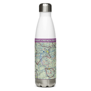 French Field (0XS9) VFR Sectional Water Bottle