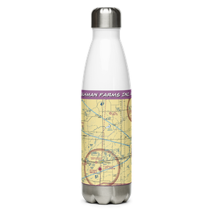 Silkman Farms Inc. Airport (10CO) VFR Sectional Water Bottle