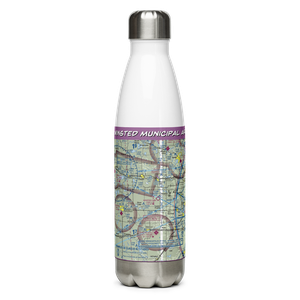 Winsted Municipal Airport (10D) VFR Sectional Water Bottle