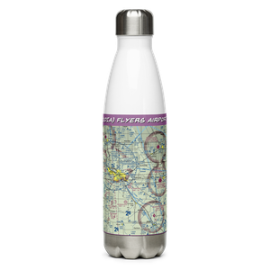 Flyers Airport (10IA) VFR Sectional Water Bottle