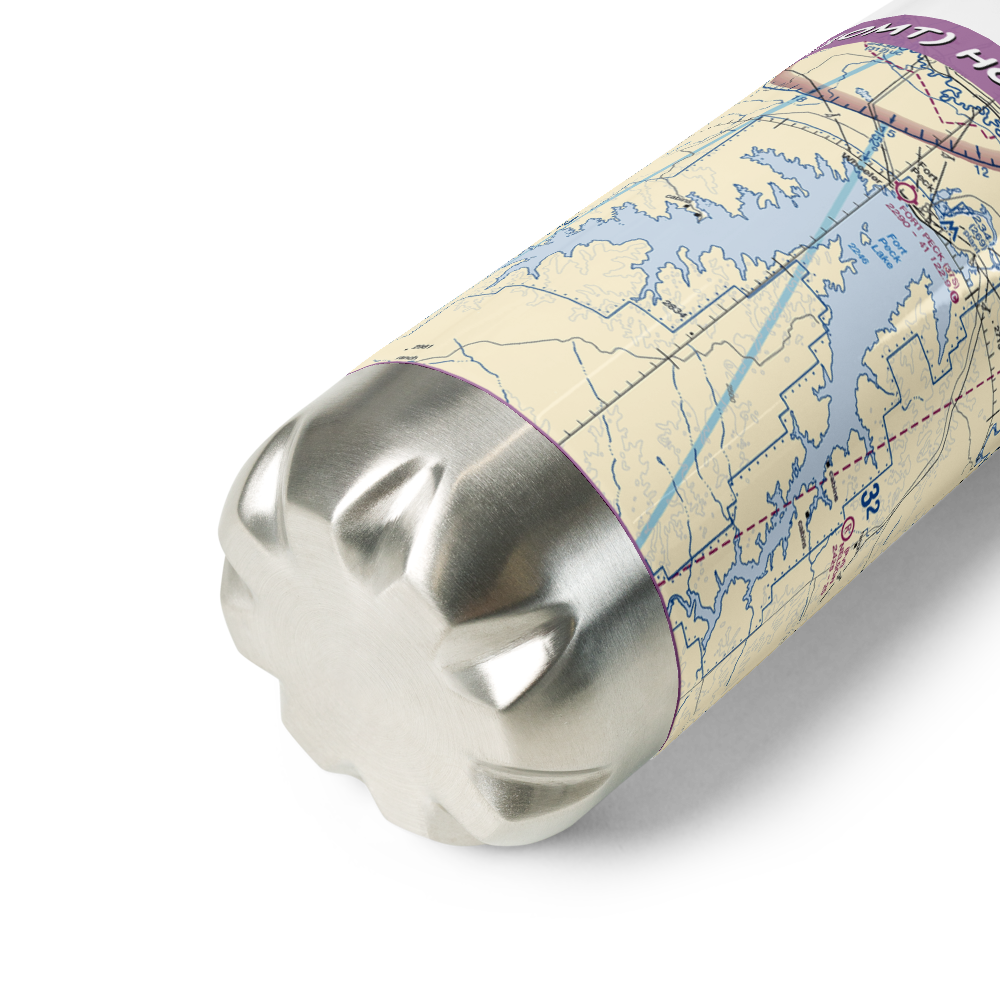 Hoolie Airport (10MT) VFR Sectional Water Bottle 