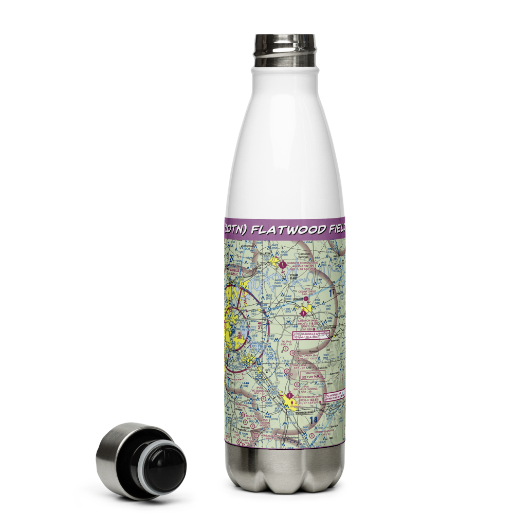 Flatwood Field (10TN) VFR Sectional Water Bottle 