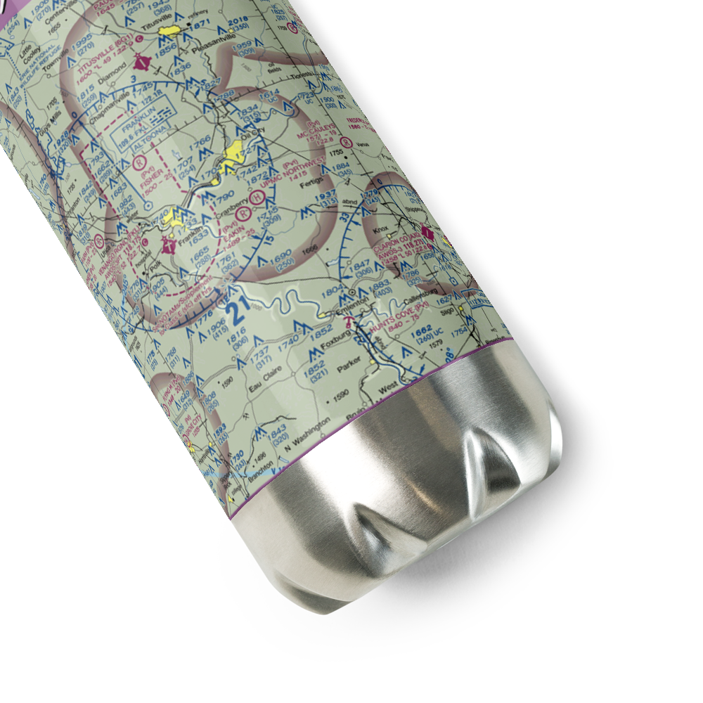 Eakin Airport (11PN) VFR Sectional Water Bottle 