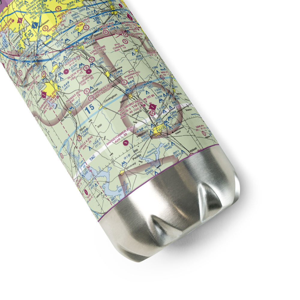 Flying M Ranch Airport (11TE) VFR Sectional Water Bottle 