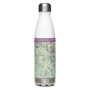 Gibbons Airport (12AR) VFR Sectional Water Bottle