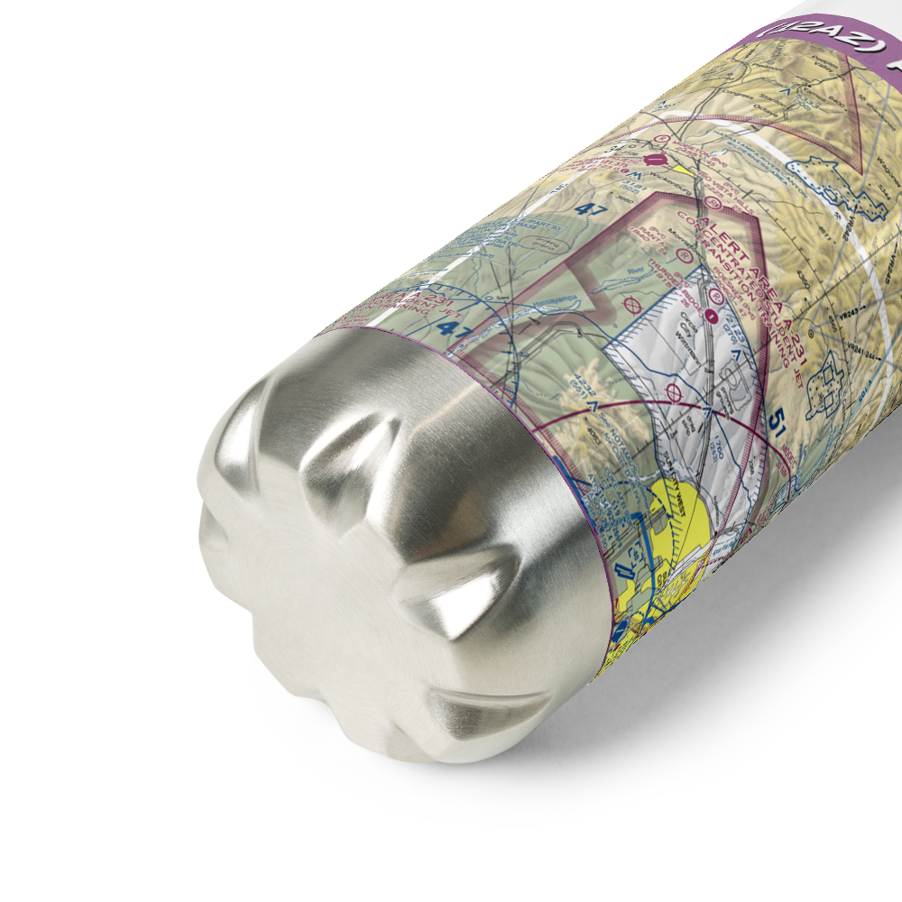 Ranta Strip (12AZ) VFR Sectional Water Bottle 