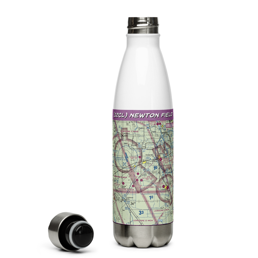 Newton Field (12CL) VFR Sectional Water Bottle 
