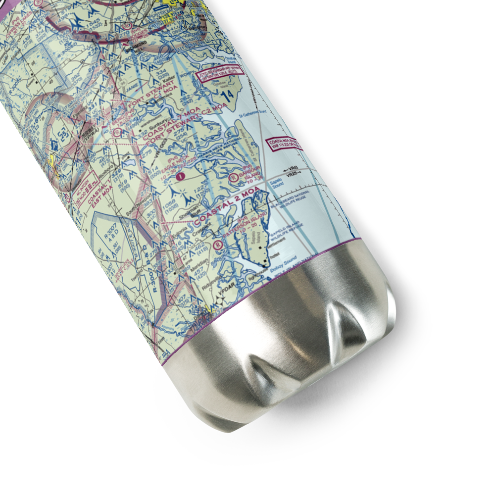 Harvest Lake Seaplane Base (12GE) VFR Sectional Water Bottle 