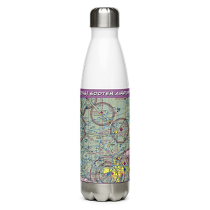 Sooter Airport (12KS) VFR Sectional Water Bottle