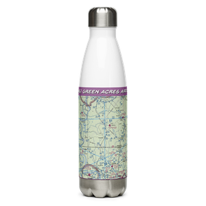 Green Acres Airport (12MS) VFR Sectional Water Bottle