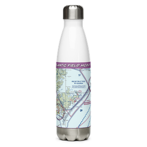 Atlantic Field Mcolf Airport (12NC) VFR Sectional Water Bottle