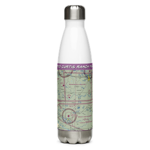 Curtis Ranch Field (12TE) VFR Sectional Water Bottle