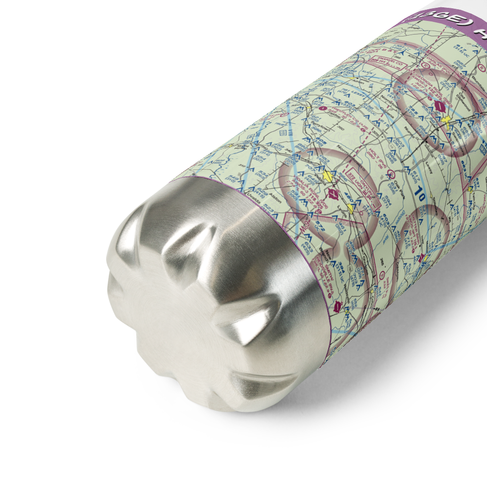 Holt Airpark (13GE) VFR Sectional Water Bottle 