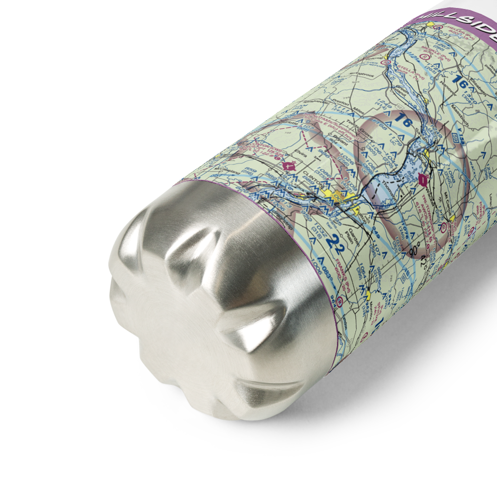 Hillside Stables Airport (13IA) VFR Sectional Water Bottle 