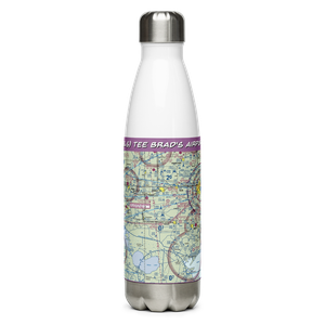 Tee Brad's Airport (13LS) VFR Sectional Water Bottle