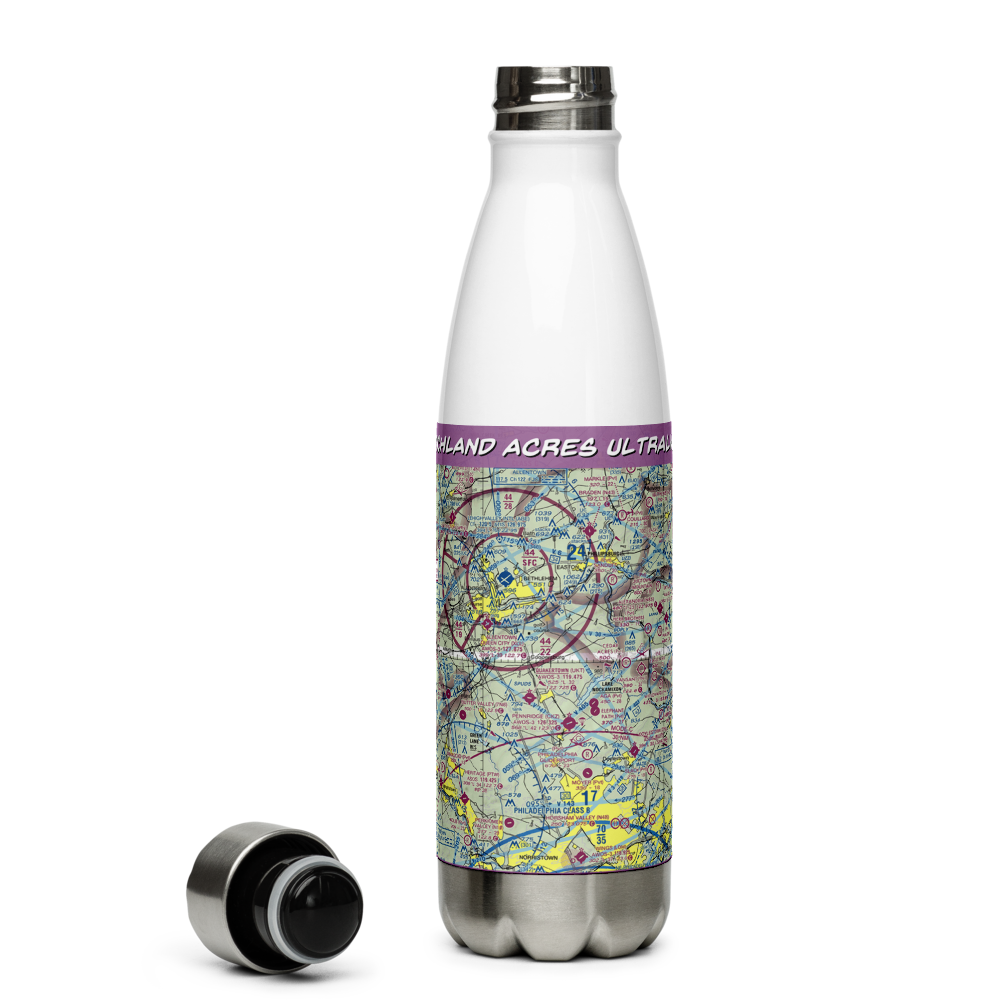 Richland Acres Ultralightport (13PN) VFR Sectional Water Bottle 
