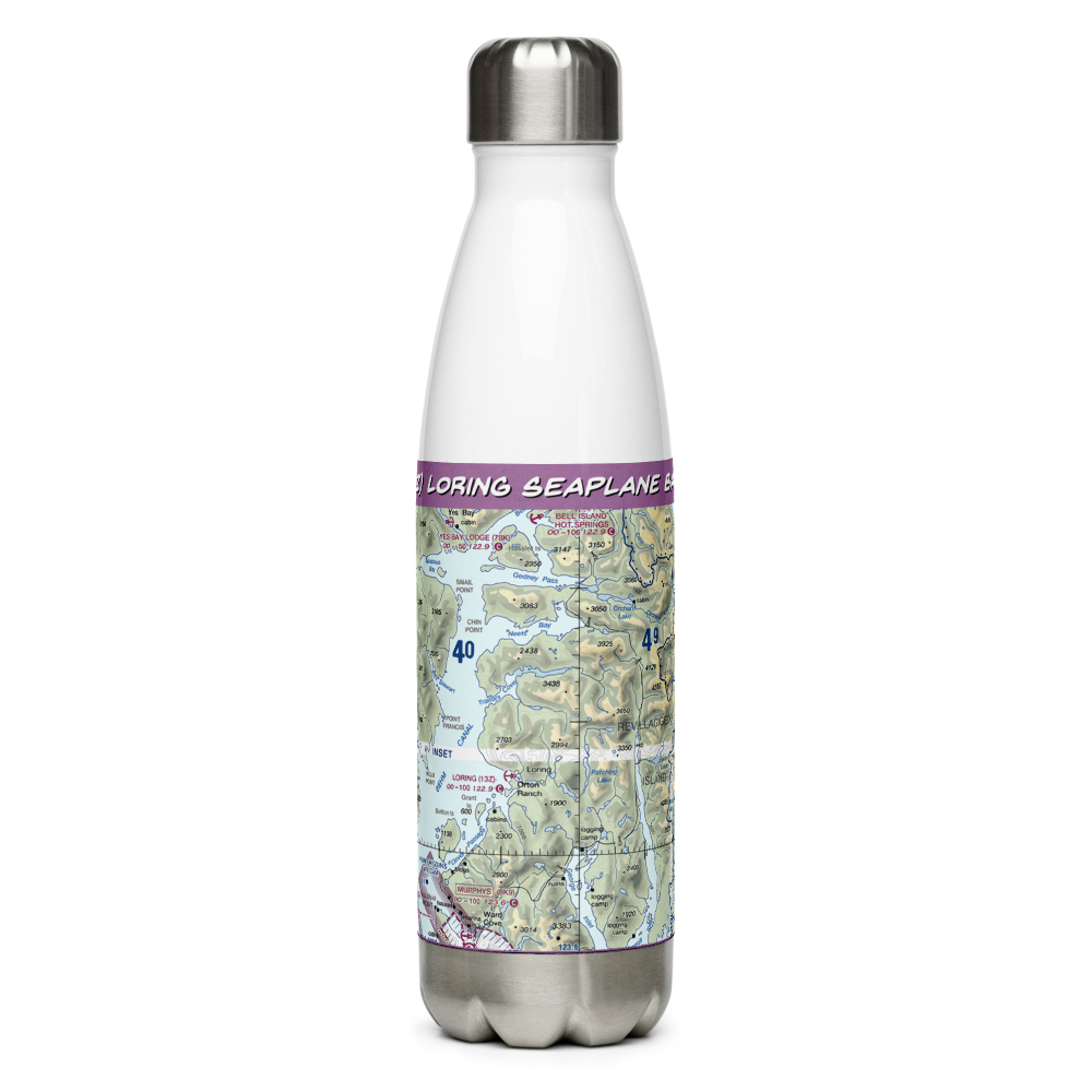 Loring Seaplane Base (13Z) VFR Sectional Water Bottle 