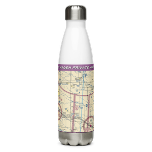 Hagen Private Airport (14ND) VFR Sectional Water Bottle
