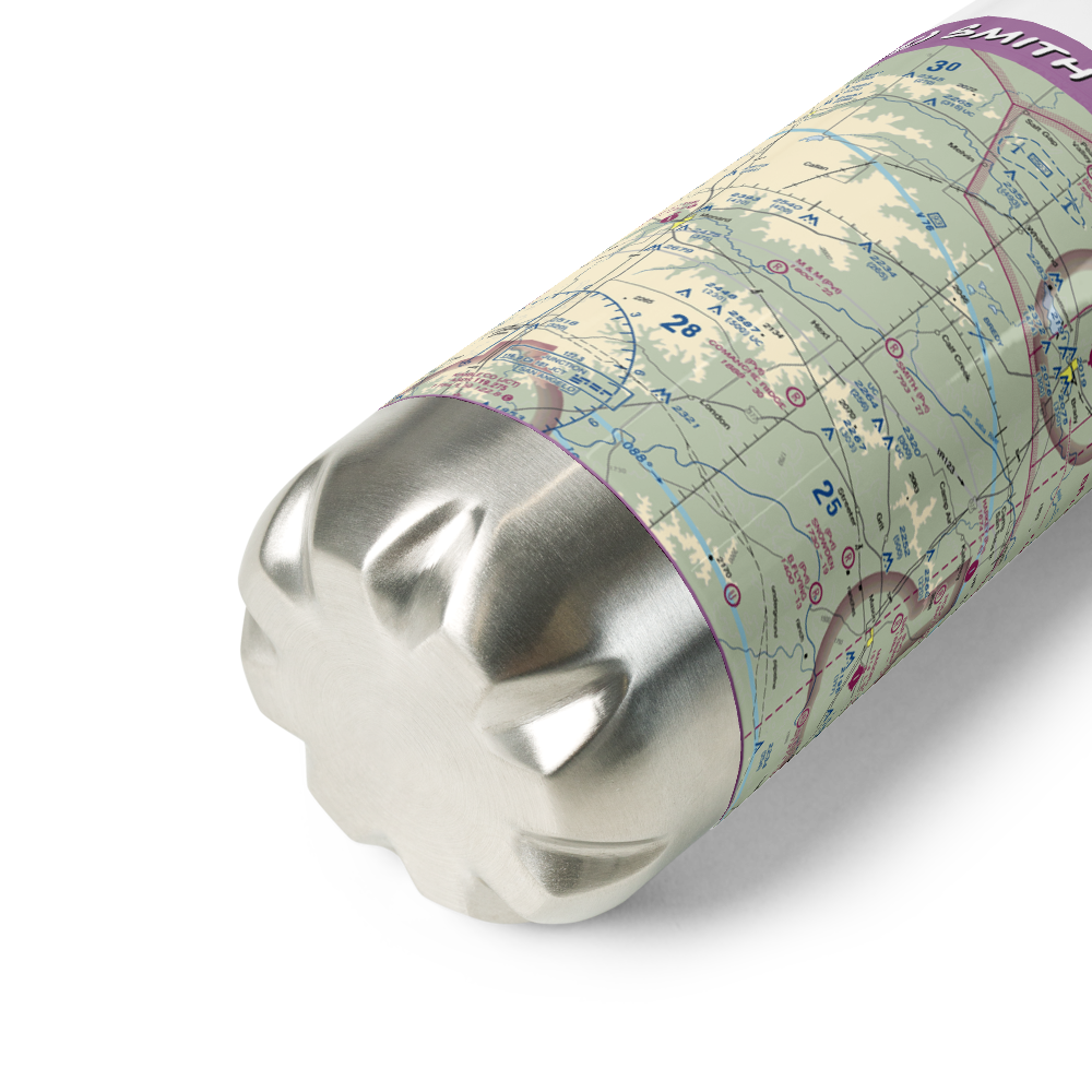 Smith I-Ranch Airport (14TE) VFR Sectional Water Bottle 