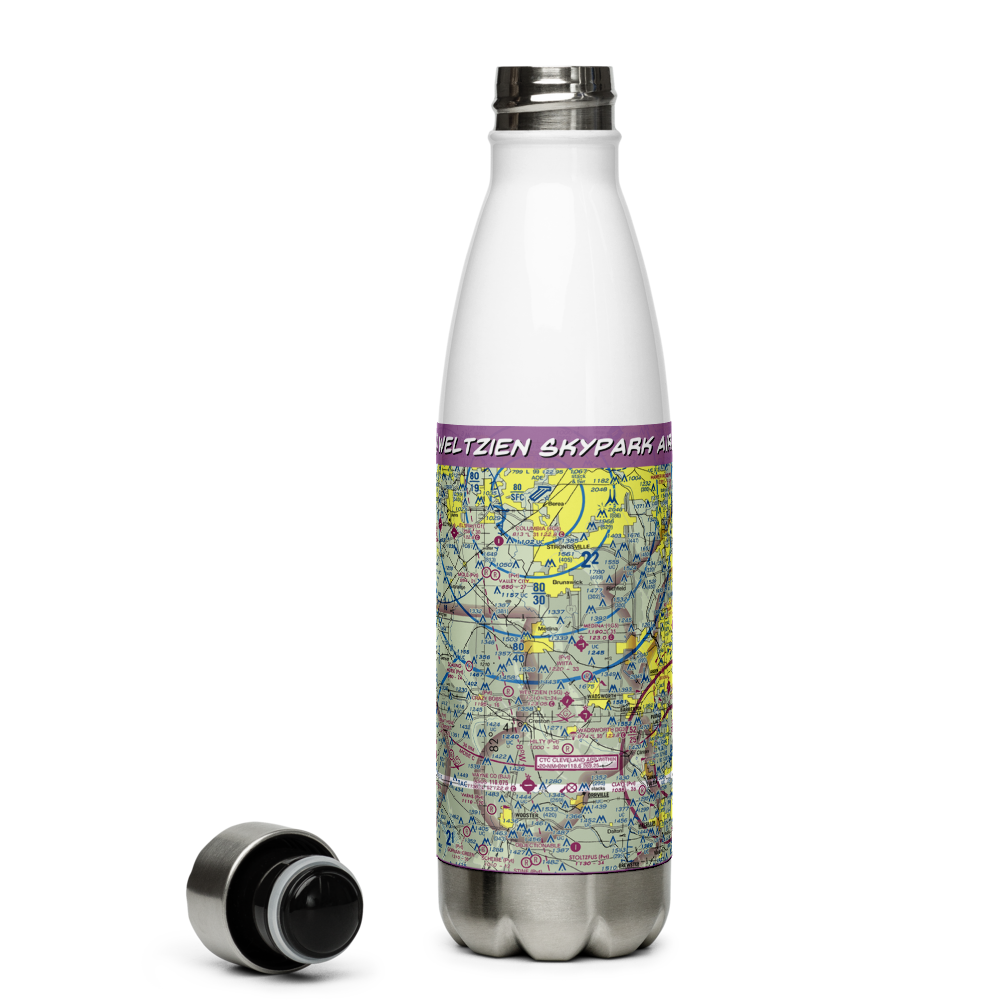 Weltzien Skypark Airport (15G) VFR Sectional Water Bottle 
